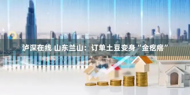 泸深在线 山东兰山：订单土豆变身“金疙瘩”