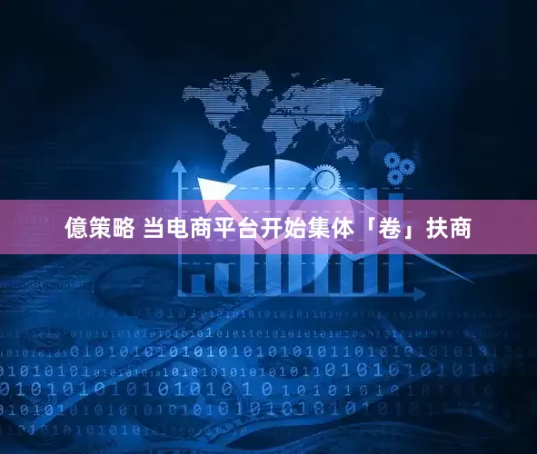 億策略 当电商平台开始集体「卷」扶商